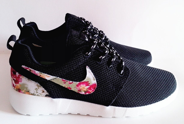 nike roshe run noir et fleur,achat vente chaussures nike roshe run noir et fleur,achat vente chaussures